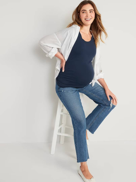 Женская футболка для беременных Old Navy 1160252189 (Синий XXL)