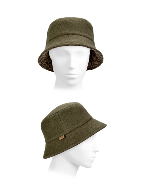 Панама із вовни FENDI 1159840995 (Зелений L)