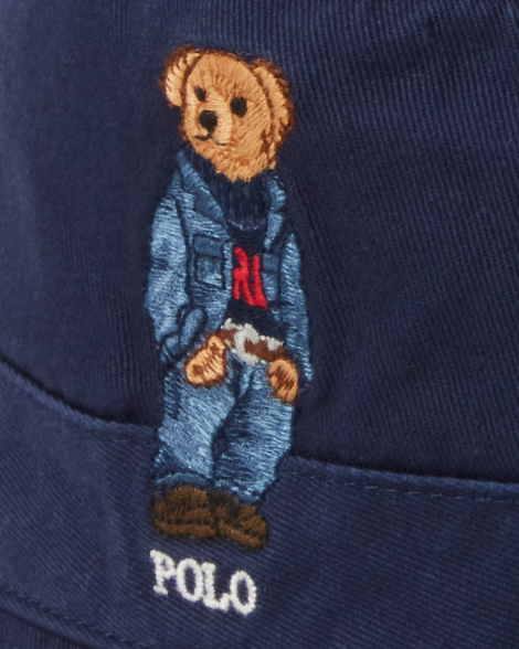 Панама Polo Ralph Lauren с вышитым логотипом 1159849348 (Синий L/XL)