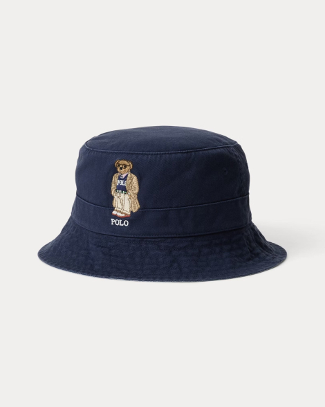 Панама Polo Ralph Lauren з вишитим логотипом 1159858479 (Синій L/XL)