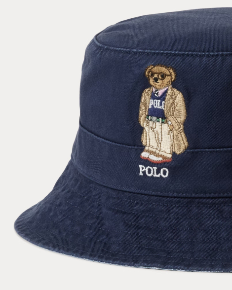 Панама Polo Ralph Lauren з вишитим логотипом 1159858479 (Синій L/XL)