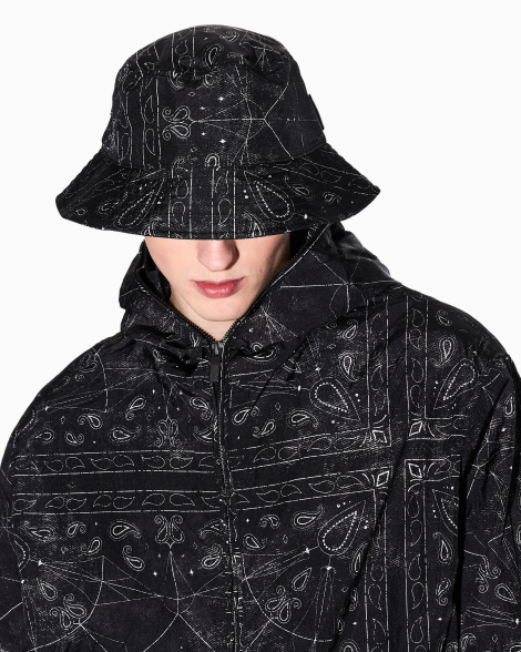 Панама Armani Exchange с принтом 1159858606 (Черный S/M)