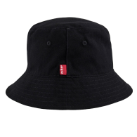 Двостороння панама Levi's з логотипом 1159845953 (Чорний/Сірий S/M)