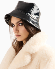 Стильная панама Armani Exchange из экокожи 1159846927 (Черный M/L)