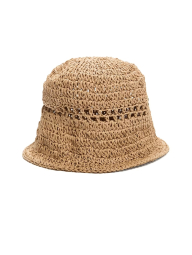 Панама из плетеной соломы рафии GUESS с логотипом 1159854547 (Бежевый One size)