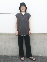 Велюрова панама UNIQLO 1159855900 (Чорний One size)