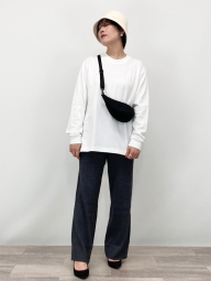 Вельветова панама UNIQLO 1159856916 (Молочний One size)