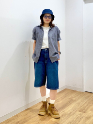 Двостороння панама UNIQLO із захистом від УФ-випромінювання 1161247925 (Синій One size)