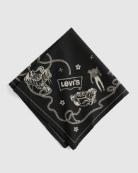 Бандана Levi's с принтом 1162185449 (Черный/Белый One size)