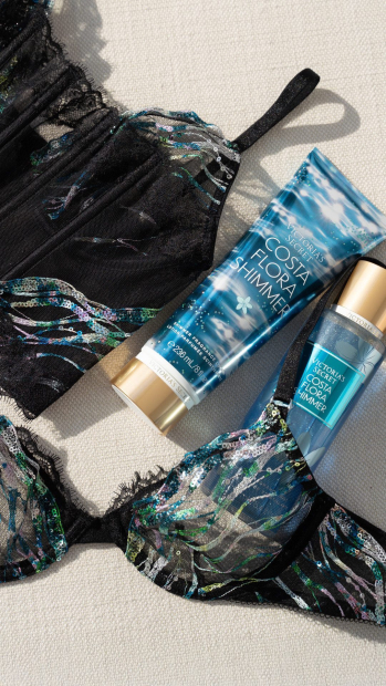 Парфюмированный мист для тела Costa Flora Shimmer Victoria's Secret 1159842573 (Голубой 250 ml)