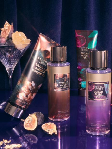 Парфюмированный мист для тела Vanilla Amber Bourbon Victoria's Secret 1159851073 (Золотистый 250 ml)