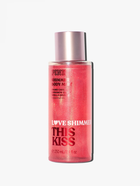 Парфюмированный мист This Kiss Shimmer Victoria's Secret Pink 1159856195 (Красный 250 ml)