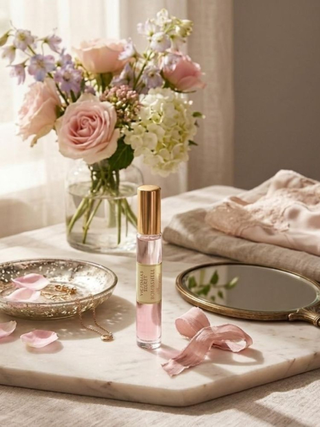 Женский мини парфюм Bombshell Bouquet Spray Victoria’s Secret 1162904087 (Розовый/Зеленый 7 ml)