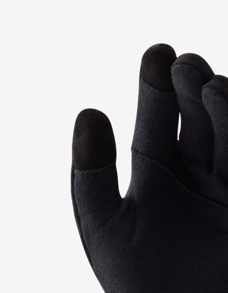 Жіночі флісові рукавички Nike сенсорні 1159844140 (Чорний M)
