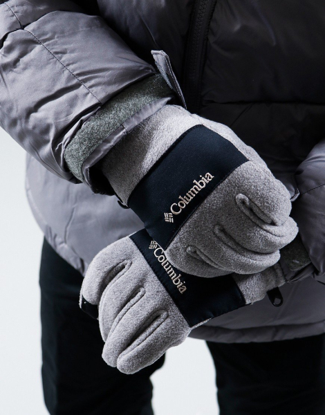 Мужские флисовые перчатки Columbia Fast Trek III Fleece Tech 1159852021 (Серый L)