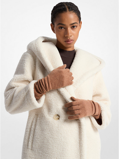 Удлиненные женские перчатки Michael Kors 1159852173 (Коричневый One size)