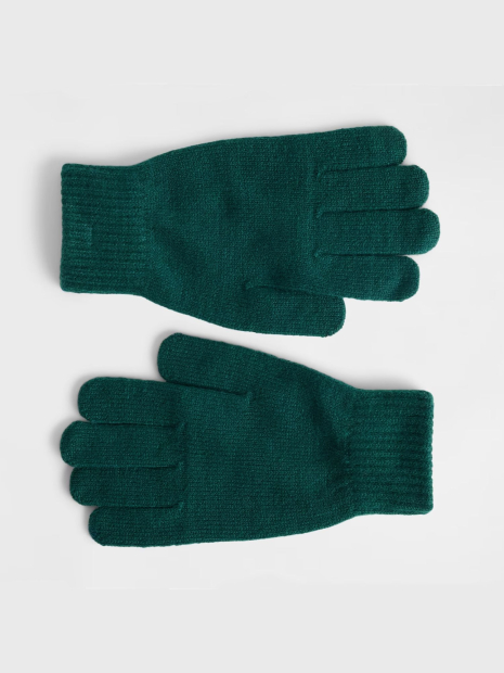 Вязаные перчатки GAP 1159854837 (Зеленый One size)