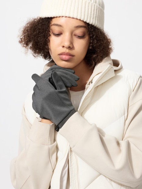 Рукавички HEATTECH Uniqlo 1159855907 (Сірий L)