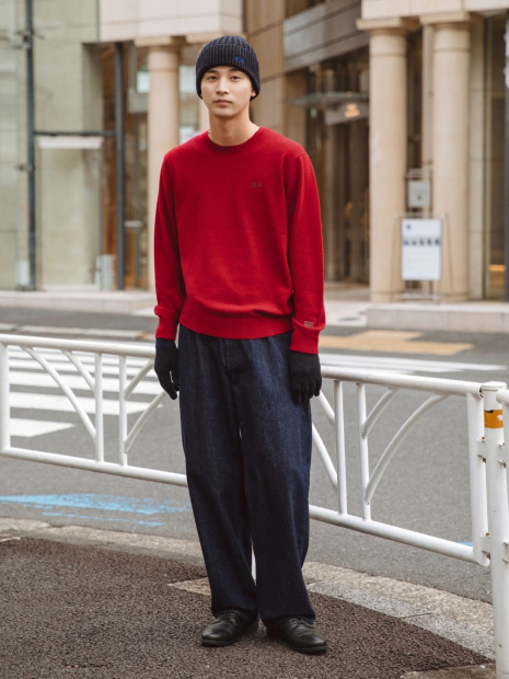 Вязаные перчатки HEATTECH Uniqlo KAWS 1159859396 (Синий S)