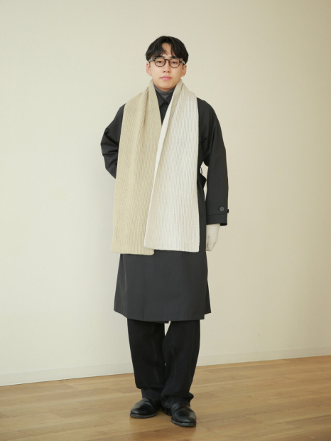 Вязаные перчатки HEATTECH Uniqlo KAWS 1159864402 (Молочный L)