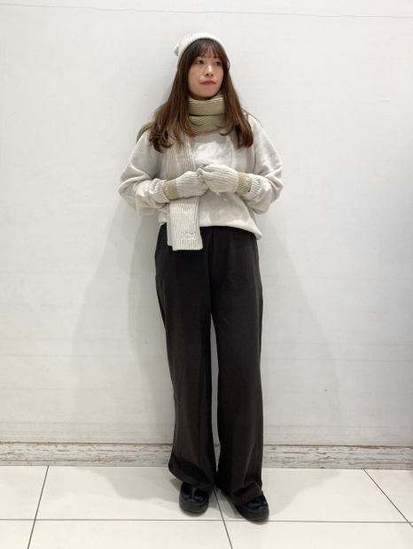 Вязаные перчатки HEATTECH Uniqlo KAWS 1159864402 (Молочный L)