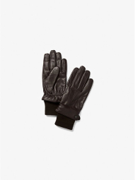 Мужские кожаные перчатки Michael Kors 1159839188 (Коричневый M)