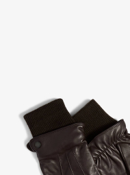 Мужские кожаные перчатки Michael Kors 1159839189 (Коричневый L)