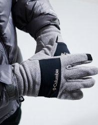 Мужские флисовые перчатки Columbia Fast Trek III Fleece Tech 1159852021 (Серый L)