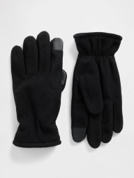 Флисовые перчатки GAP сенсорные для смартфона Тач Скрин 1159852492 (Черный L/XL)