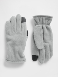Флисовые перчатки GAP сенсорные для смартфона Тач Скрин 1159852995 (Серый S/M)