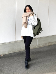 Варежки Uniqlo HEATTECH митенки из пряжи Soufflé 1159860250 (Бежевый L)