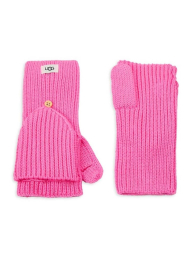 Жіночі в'язані рукавички UGG 1159860548 (Рожевий One size)