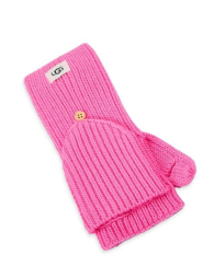 Жіночі в'язані рукавички UGG 1159860548 (Рожевий One size)