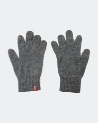 В'язані рукавички Levi's з Touch Screen 1159861371 (Сірий M)