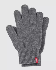 В'язані рукавички Levi's з Touch Screen 1159861371 (Сірий M)