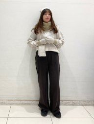 Вязаные перчатки HEATTECH Uniqlo KAWS 1159864402 (Молочный L)