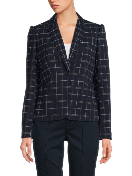 Женский пиджак Tommy Hilfiger в клетку 1159838348 (Синий 14)