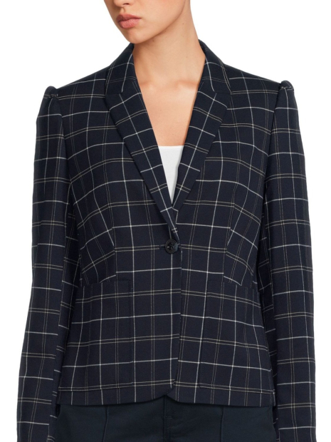 Женский пиджак Tommy Hilfiger в клетку 1159838348 (Синий 14)