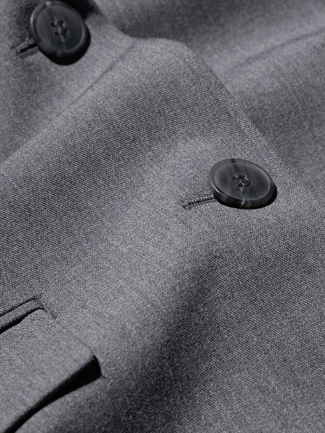 Классический пиджак UNIQLO на пуговицах 1159841005 (Серый S)