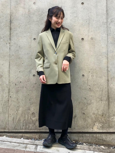 Классический пиджак UNIQLO на пуговицах 1159839964 (Зеленый S)