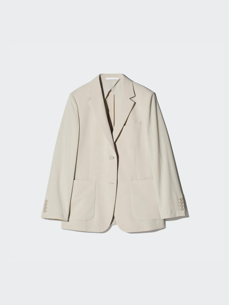 Класичний піджак UNIQLO з технологією AirSense 1159840034 (Молочний S)