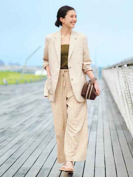 Класичний піджак UNIQLO з технологією AirSense 1159840034 (Молочний S)