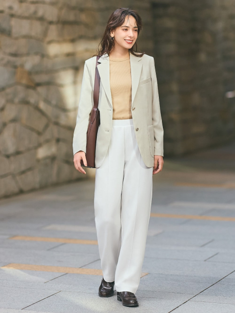 Класичний піджак UNIQLO з технологією AirSense 1159840034 (Молочний S)