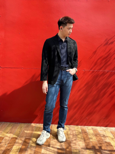 Ультраеластичний піджак UNIQLO 1159841629 (Чорний M)