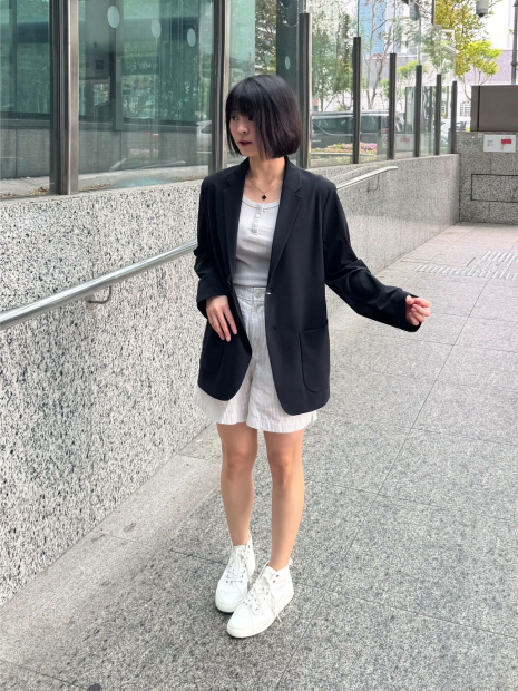 Ультраеластичний піджак UNIQLO 1159841629 (Чорний M)