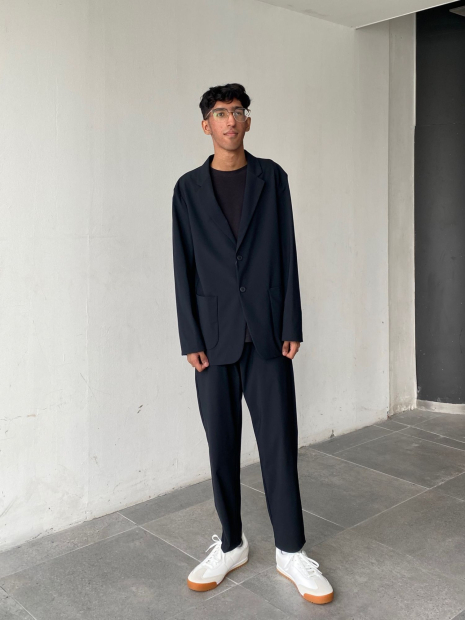 Ультраеластичний піджак UNIQLO 1159841629 (Чорний M)