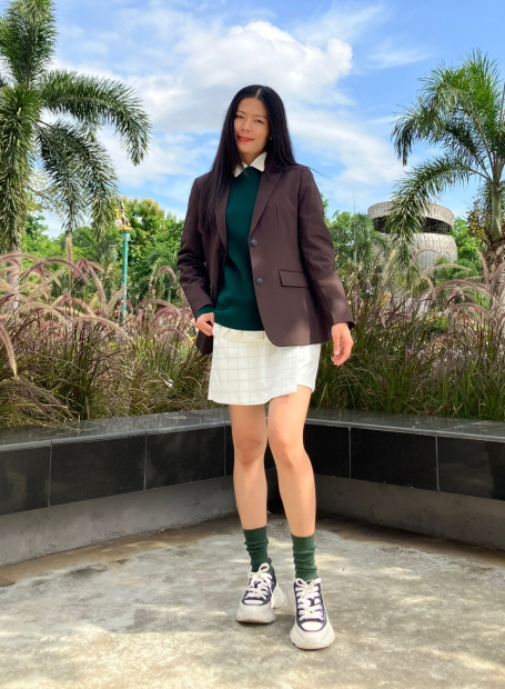 Классический пиджак UNIQLO на пуговицах 1159847178 (Коричневый XXL)