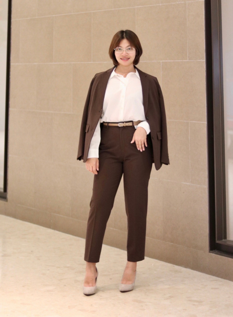 Классический пиджак UNIQLO на пуговицах 1159847178 (Коричневый XXL)