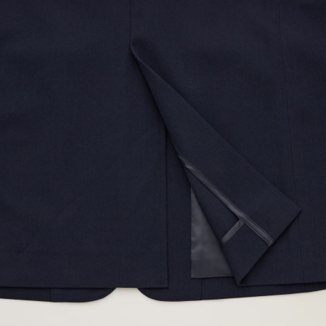 Классический пиджак UNIQLO на пуговицах 1159847179 (Синий XXL)