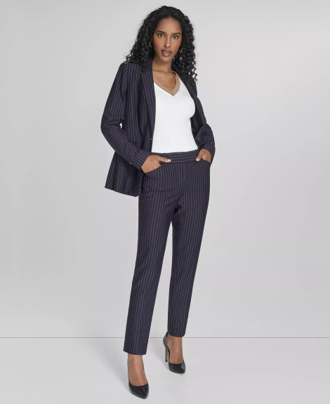 Женский жакет Tommy Hilfiger в полоску 1160354620 (Синий 4)